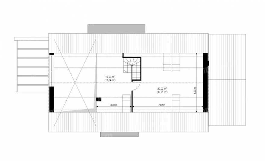 Планировка 2-го этажа проекта p2275ge