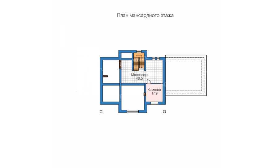 Планировка 4-го этажа проекта id025ks